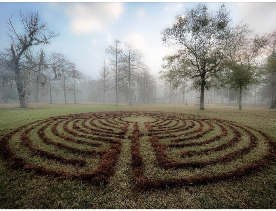 Take a walk around labyrinths with the Covington Labyrinth Project.