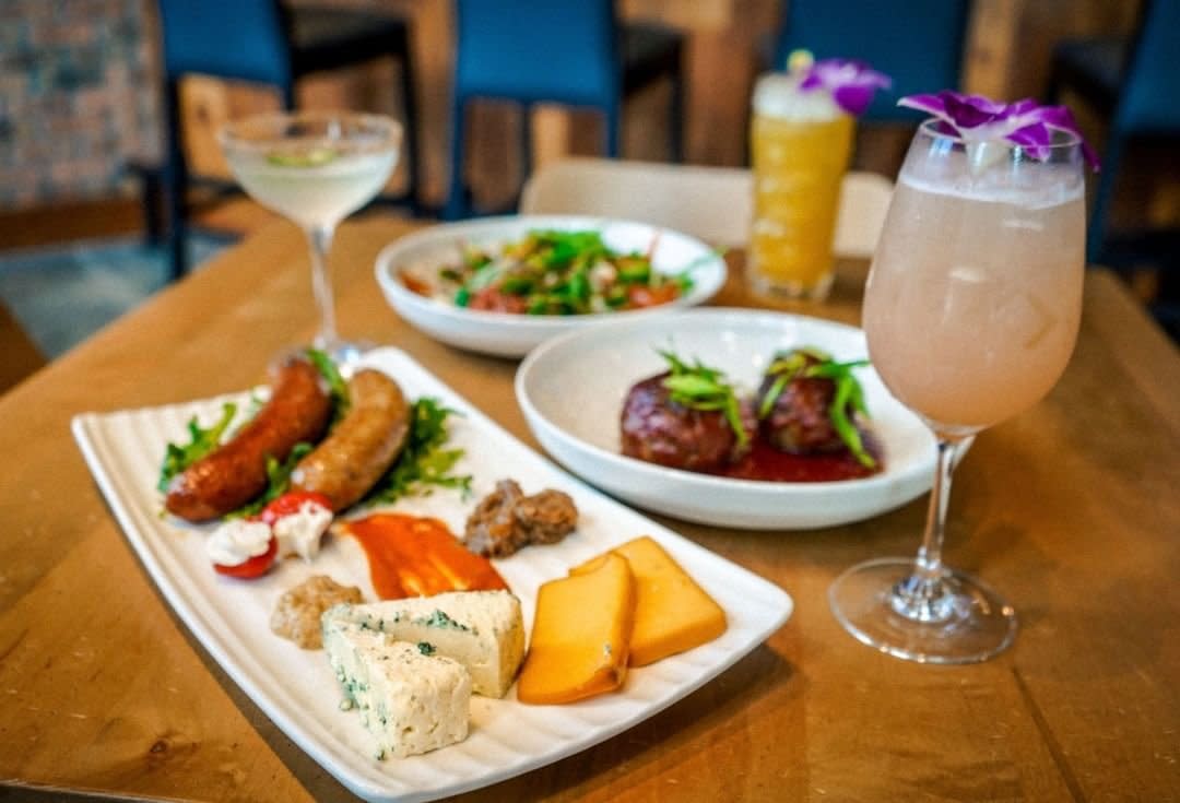 German Sausages, cheeses, meatballs and cocktails at Parlor on Seventh in Covington KY