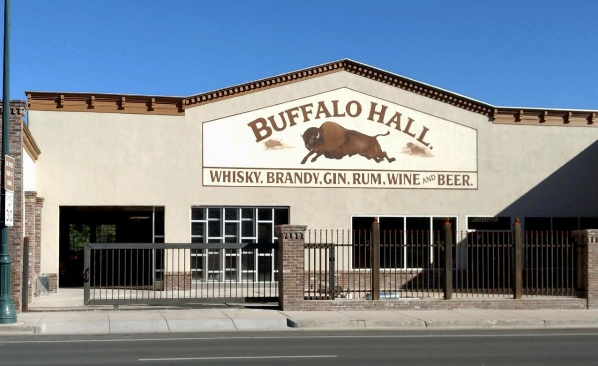 Front entrance of historic Buffalo Hall.