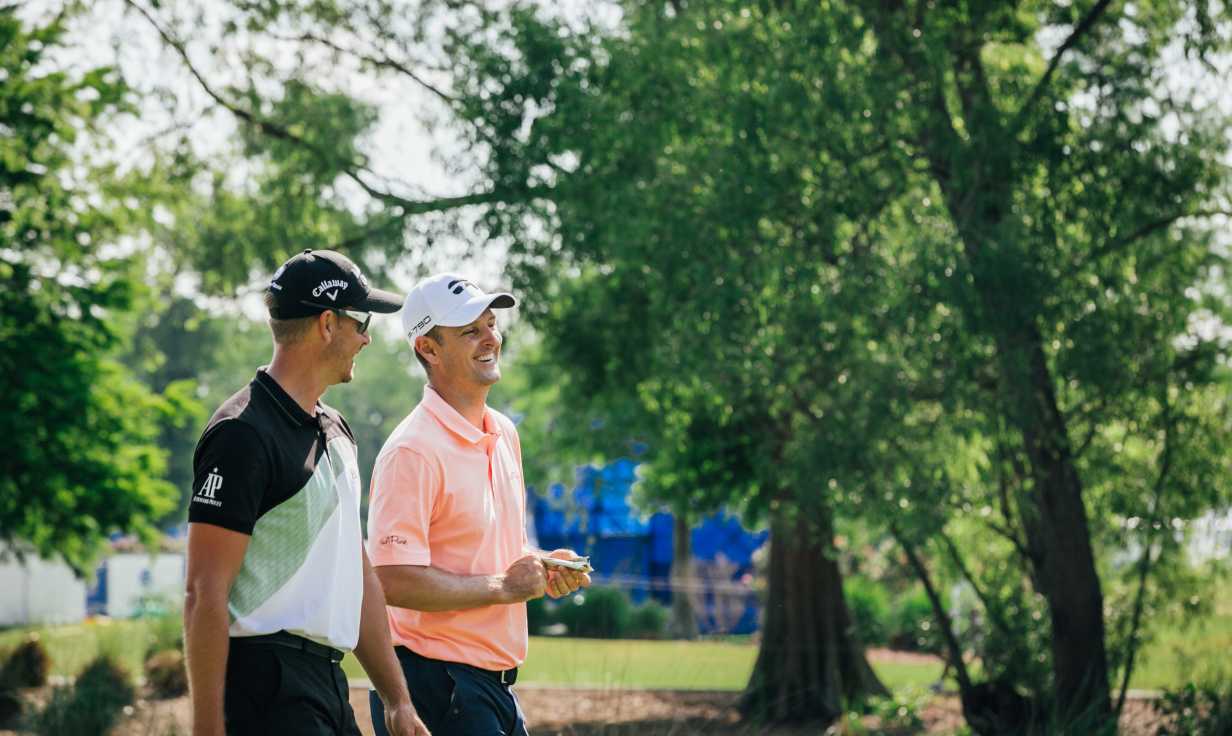 Golfers at TPC