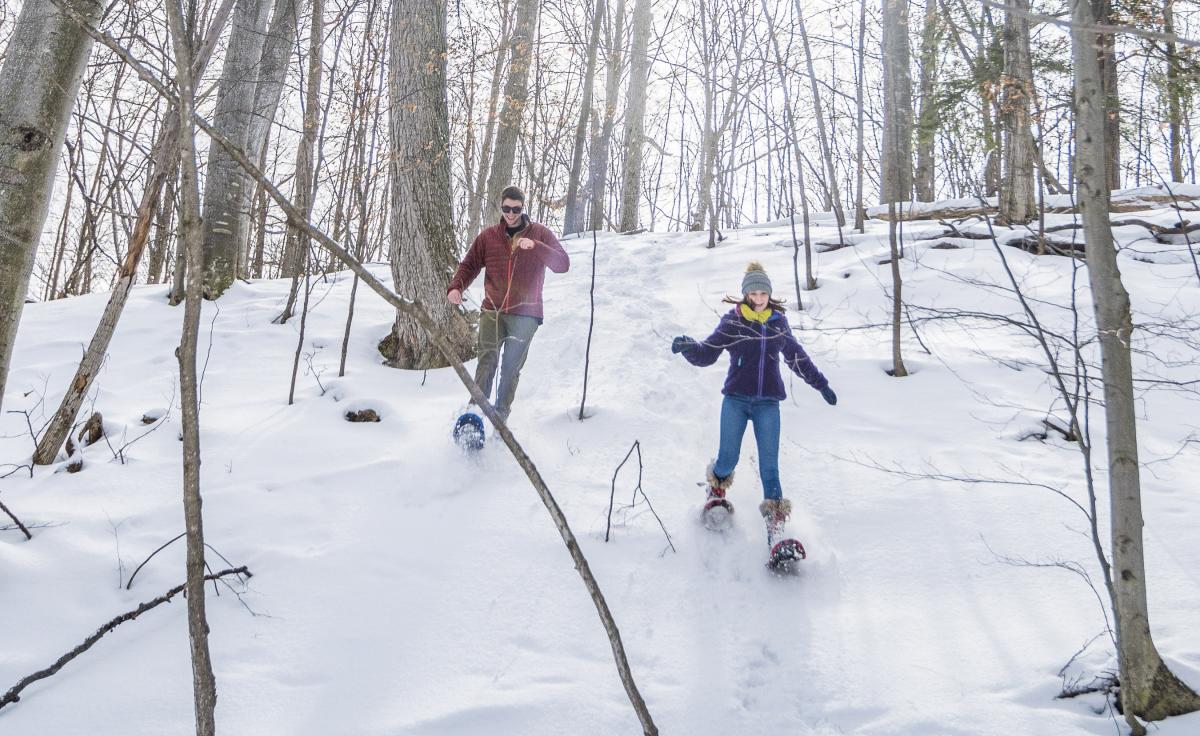 Snowshoeing