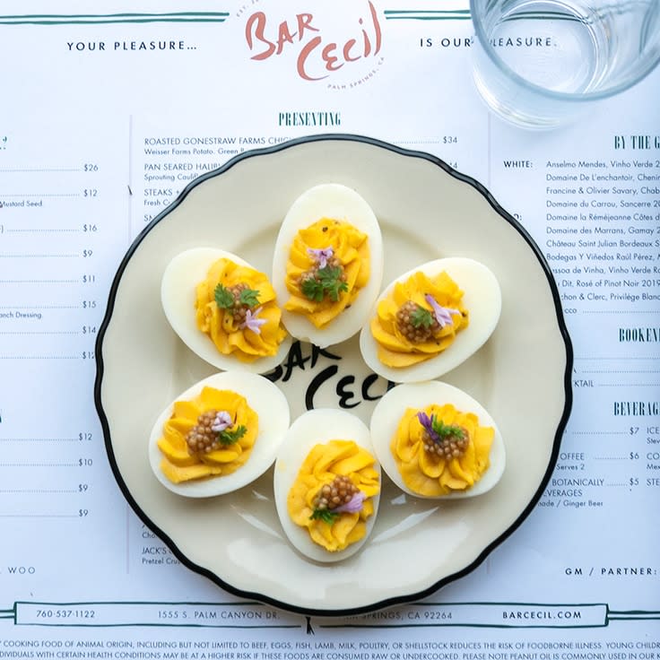 Bar Cecil deviled eggs