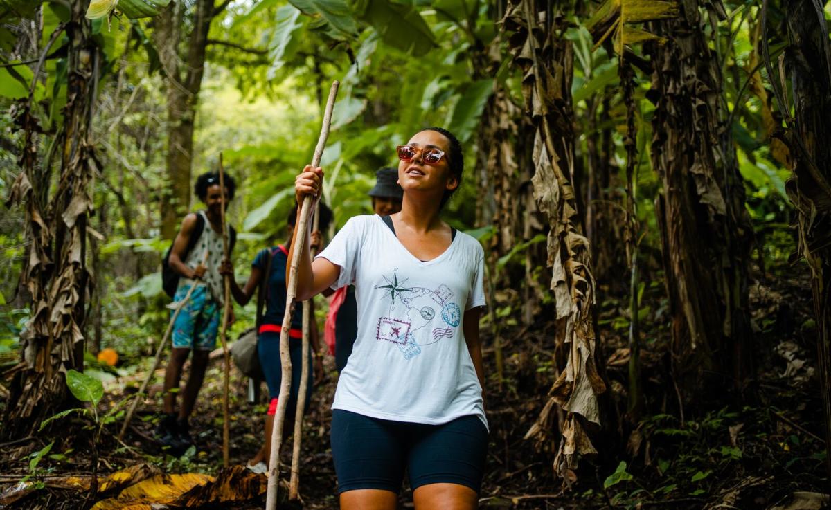 On the way to Kiki Waterfall in Soloy, Ngäbe-Buglé Region, Chiriquí Province, Panama