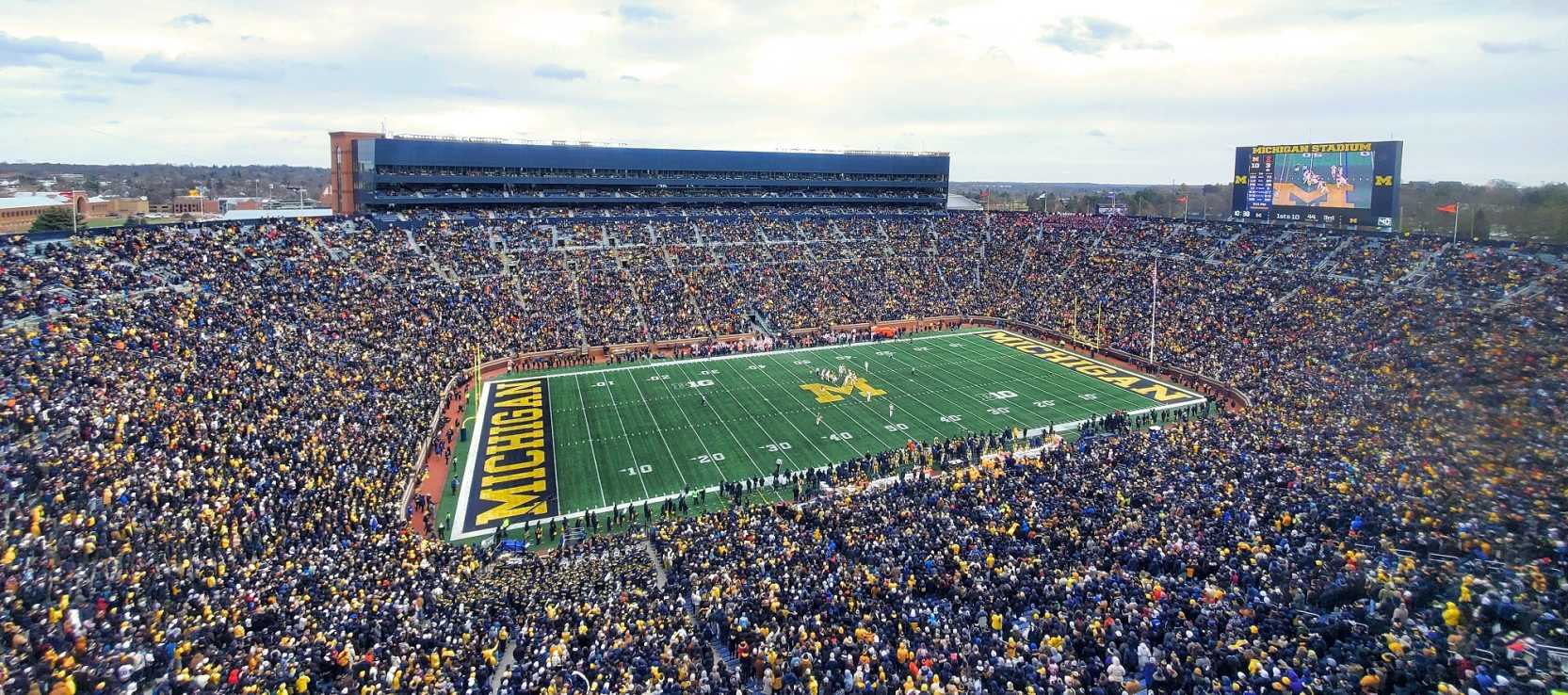 UM Big House view from suite