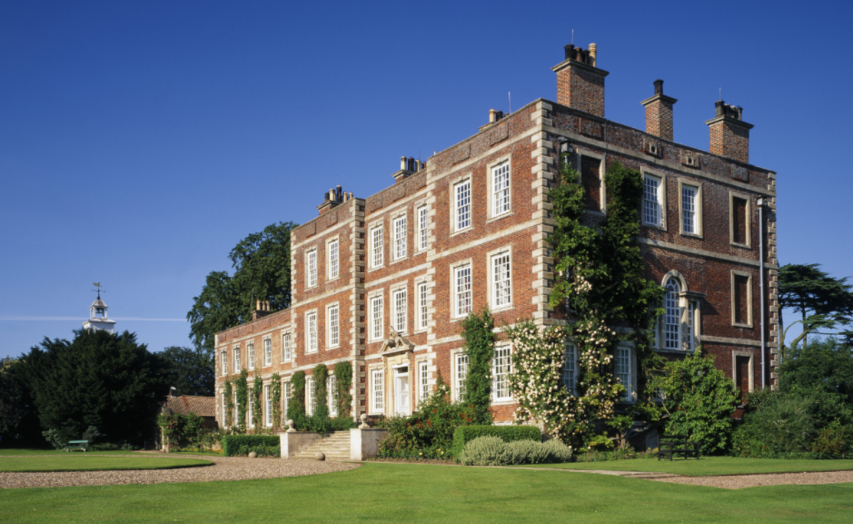 landscape view of Gunby Hall