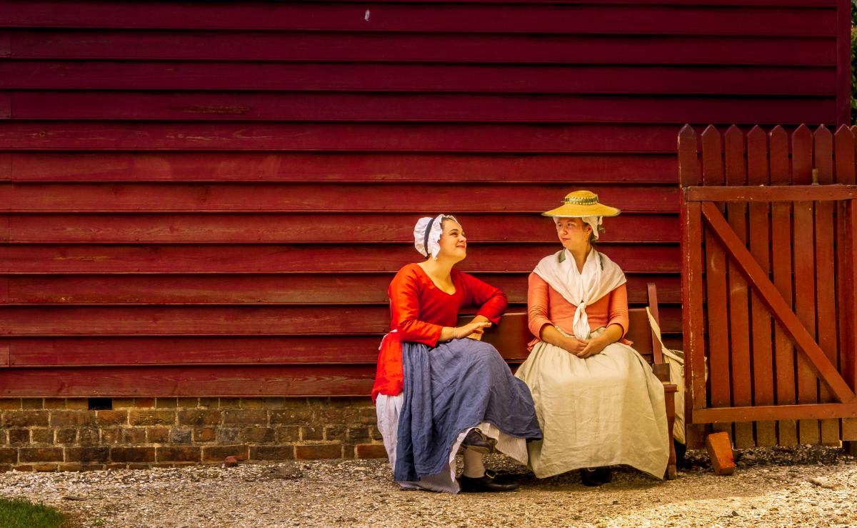 Interpeters at Colonial Williamsburg