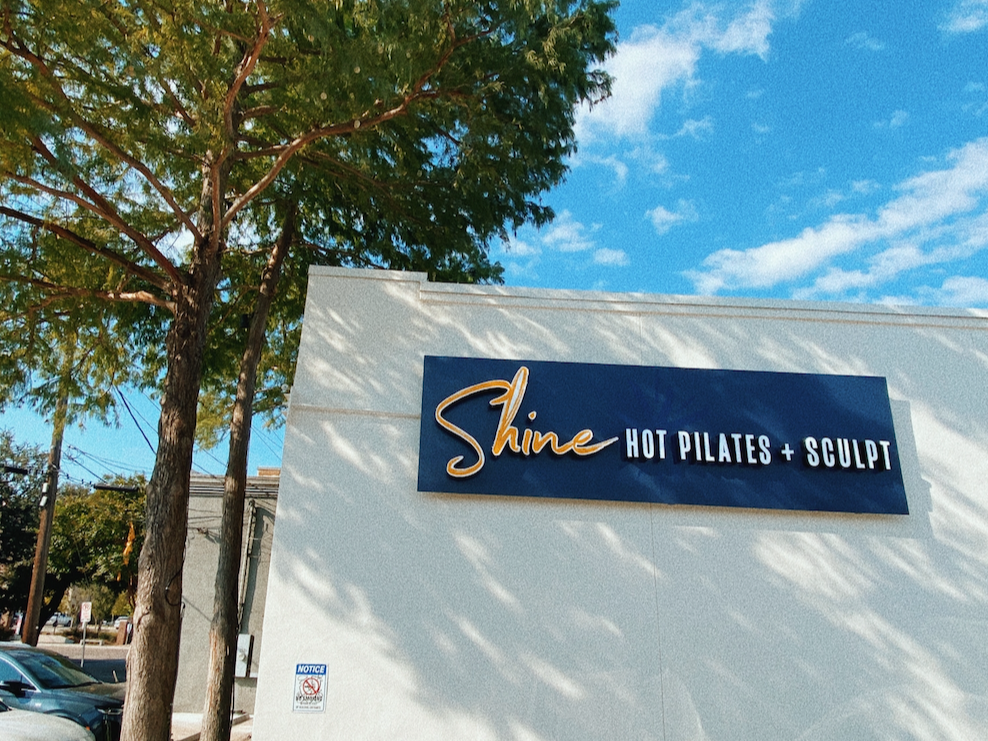 Shine Hot Pilates Exterior in Uptown
