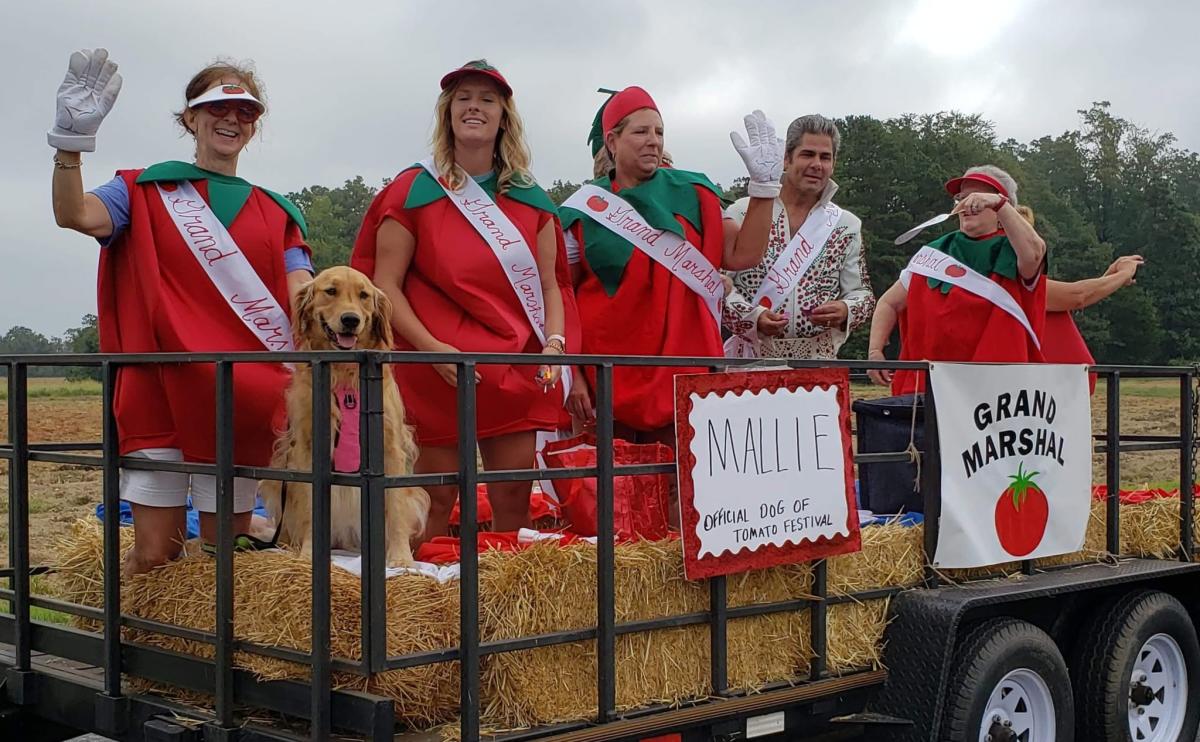Tomato costumes at Woodleaf Tomato Festival from Woodleaf Tomato Festival Facebook page