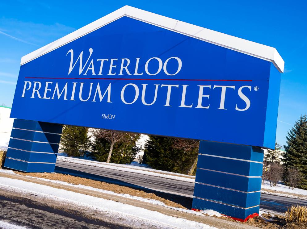 Waterloo Premium Outlets Sign