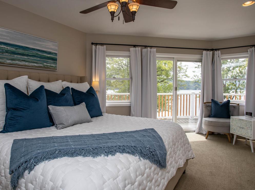Finger Lakes Premier Properties Lakeside Bedroom