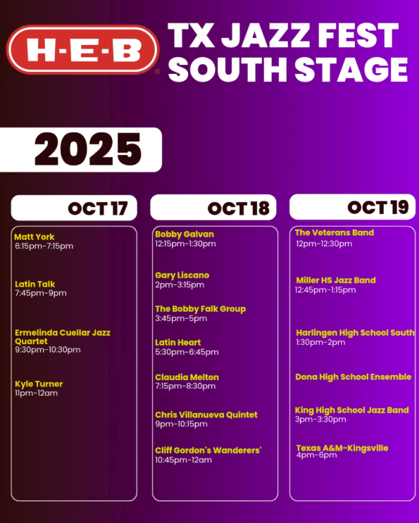 Jazz Festival Schedule 2025