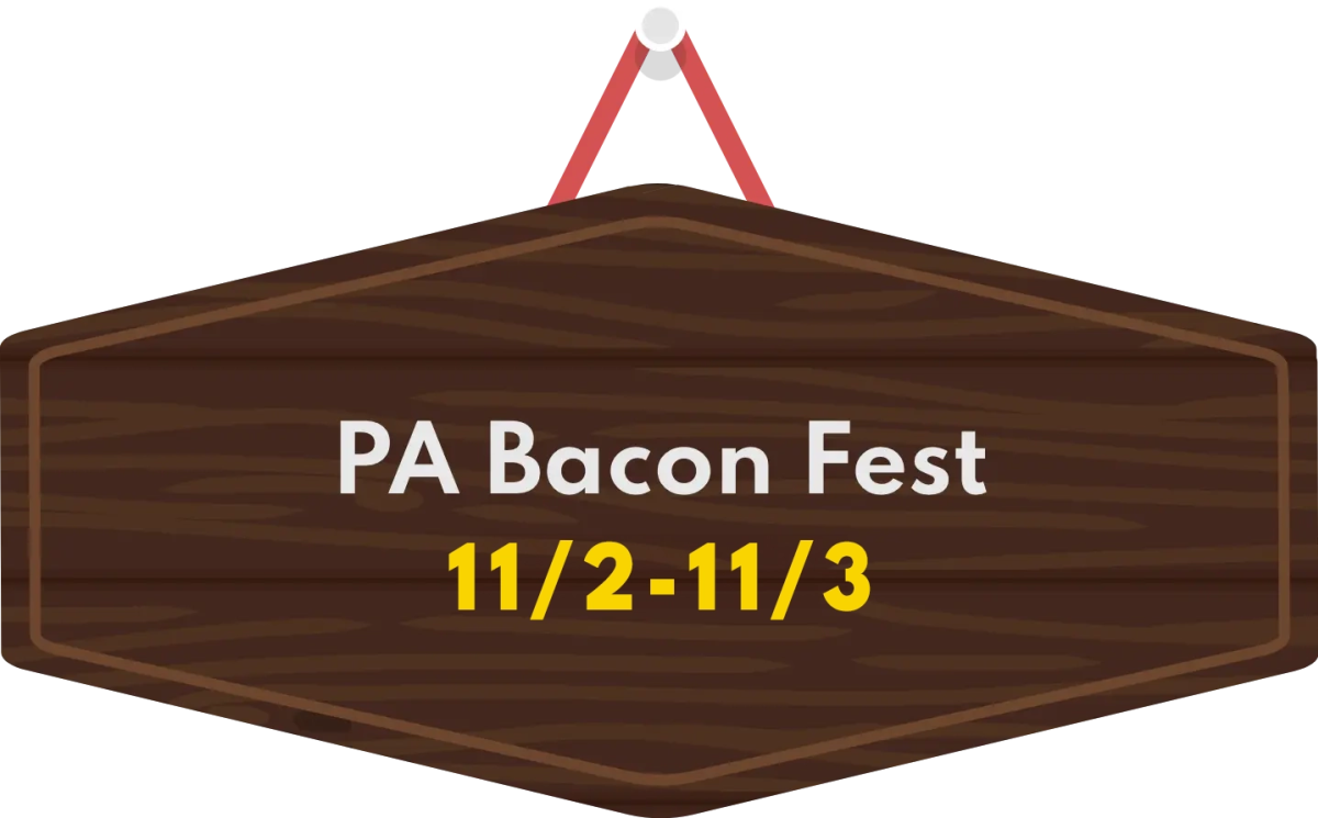 sign pa bacon fest