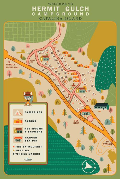 Hermit Gulch Campground Map