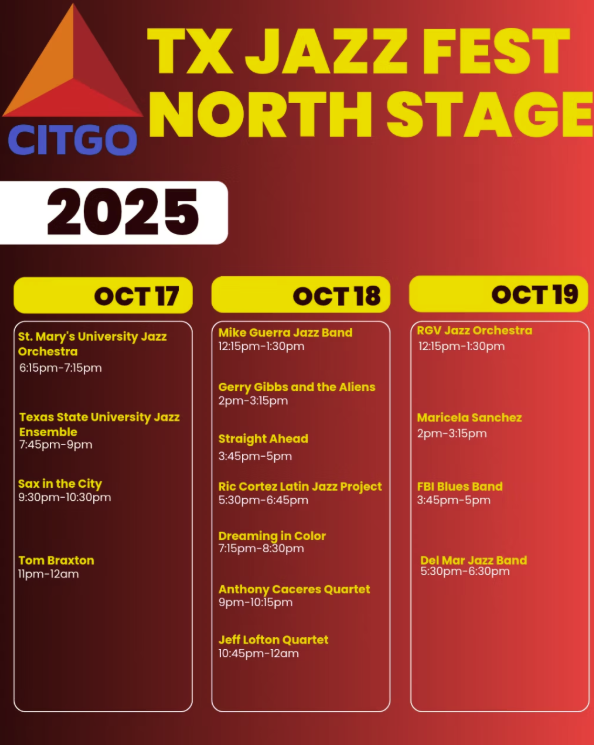 Jazz Festival Schedule 2025