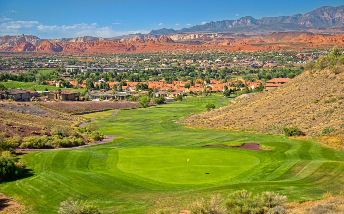 Golf course in St. George Utah