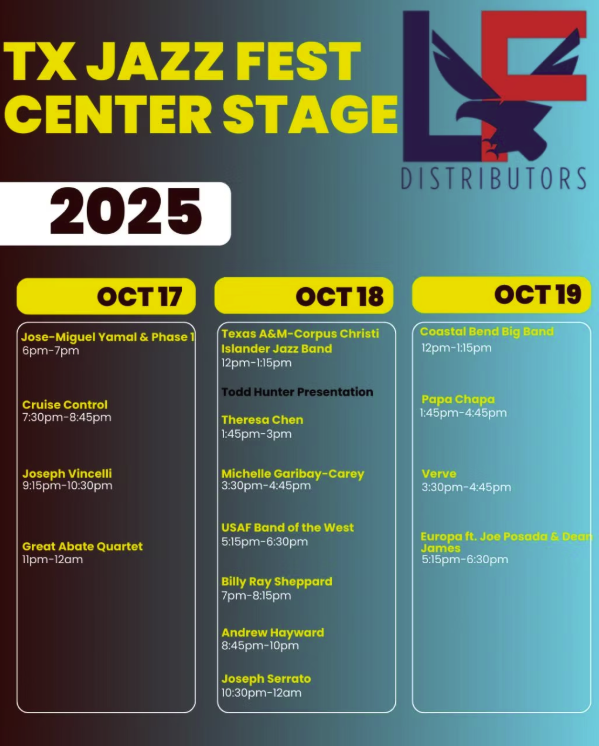 Jazz Festival Schedule 2025