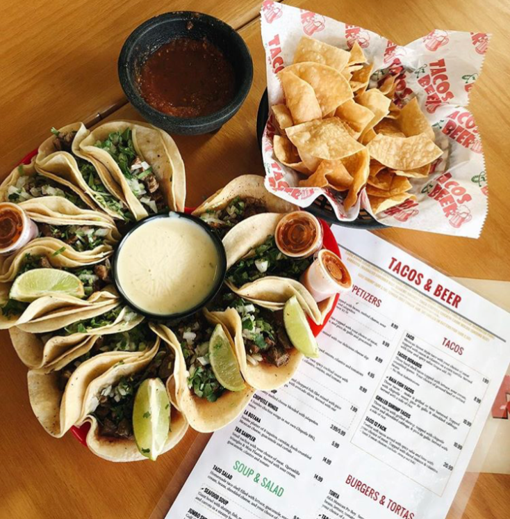 Dining Slidell's Tacos & Beer - IG @gabnizzle
