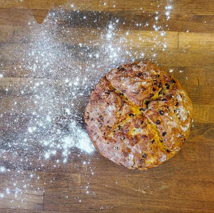 Irish soda bread from The Gingered Peach in Lawrenceville, NJ.