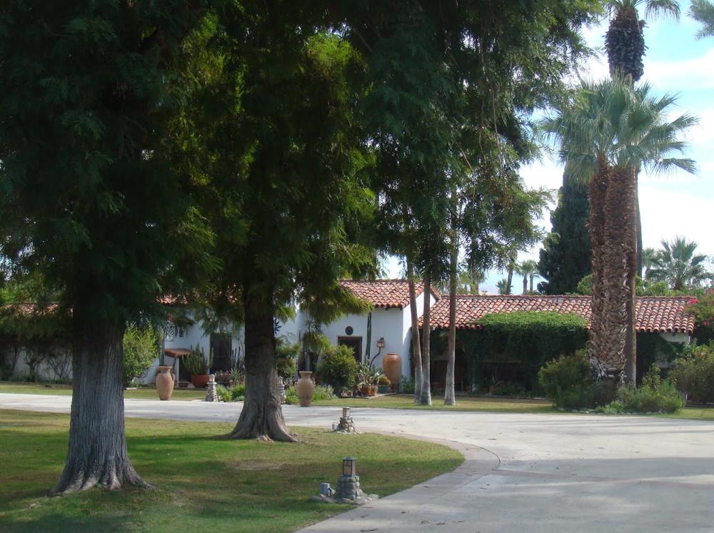 Newhall residence at 5335 Tamarisk in Palm Springs.