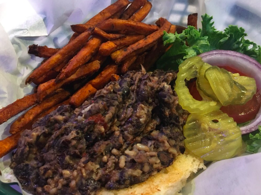 Roadhouse Bastrop Black Bean Burger