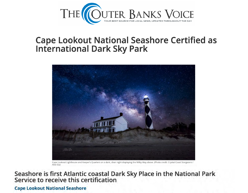 The Outer Banks Voice Dark Sky