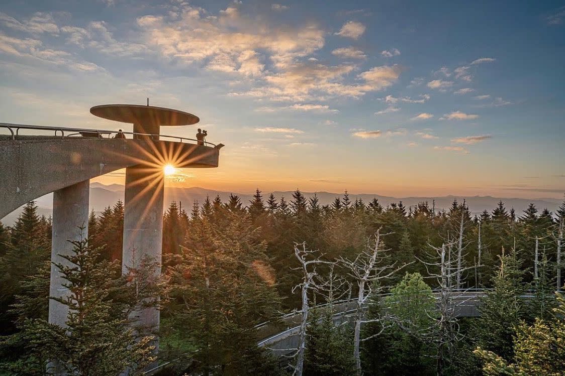 Clingmans Dome sunset