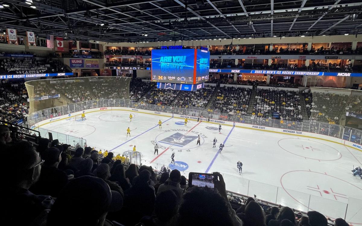 2023 NCAA Men's Hockey Regionals at PPL Center in Allentown, PA