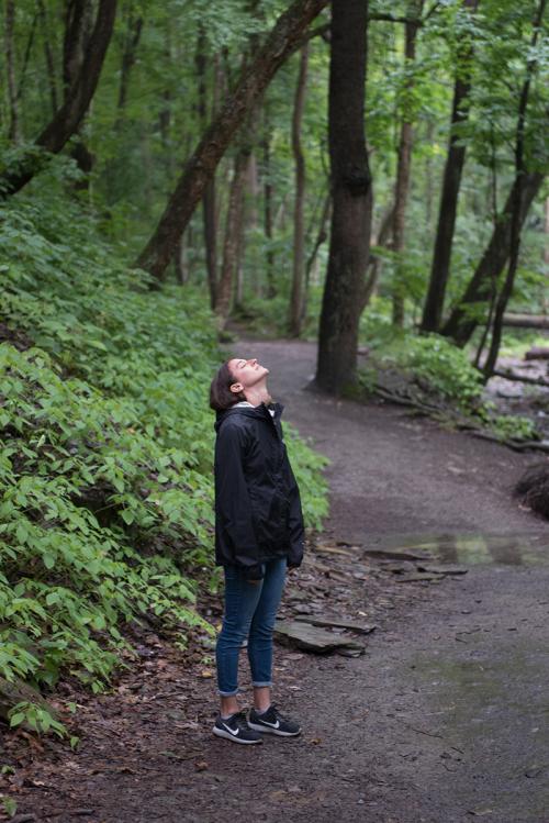 Hiking at Grimes Glen