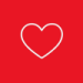 Heart red icon