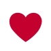 Red heart icon