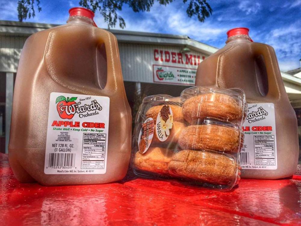 Wiard's orchards cider and donuts