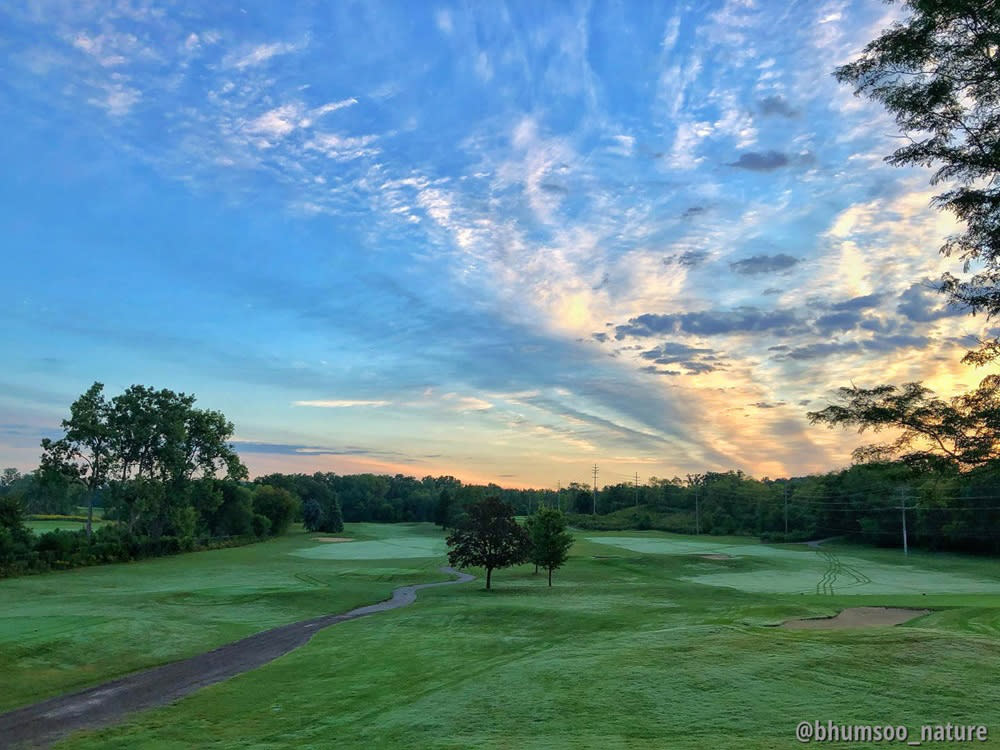 Leslie Park Golf Course with tag