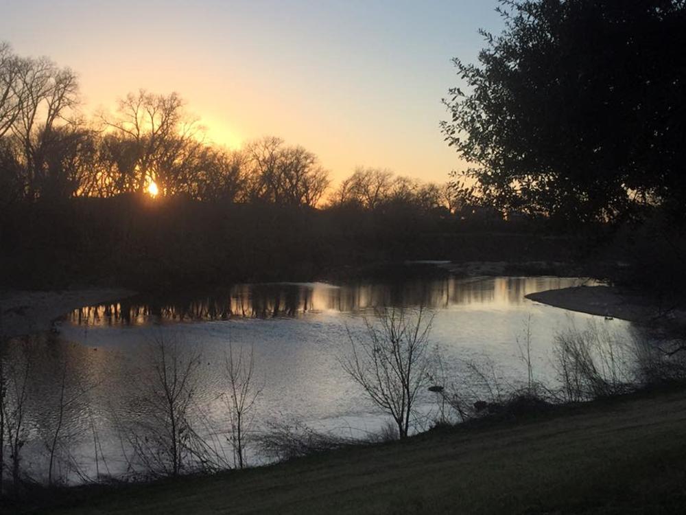 June Hill Pape Riverwalk sunset