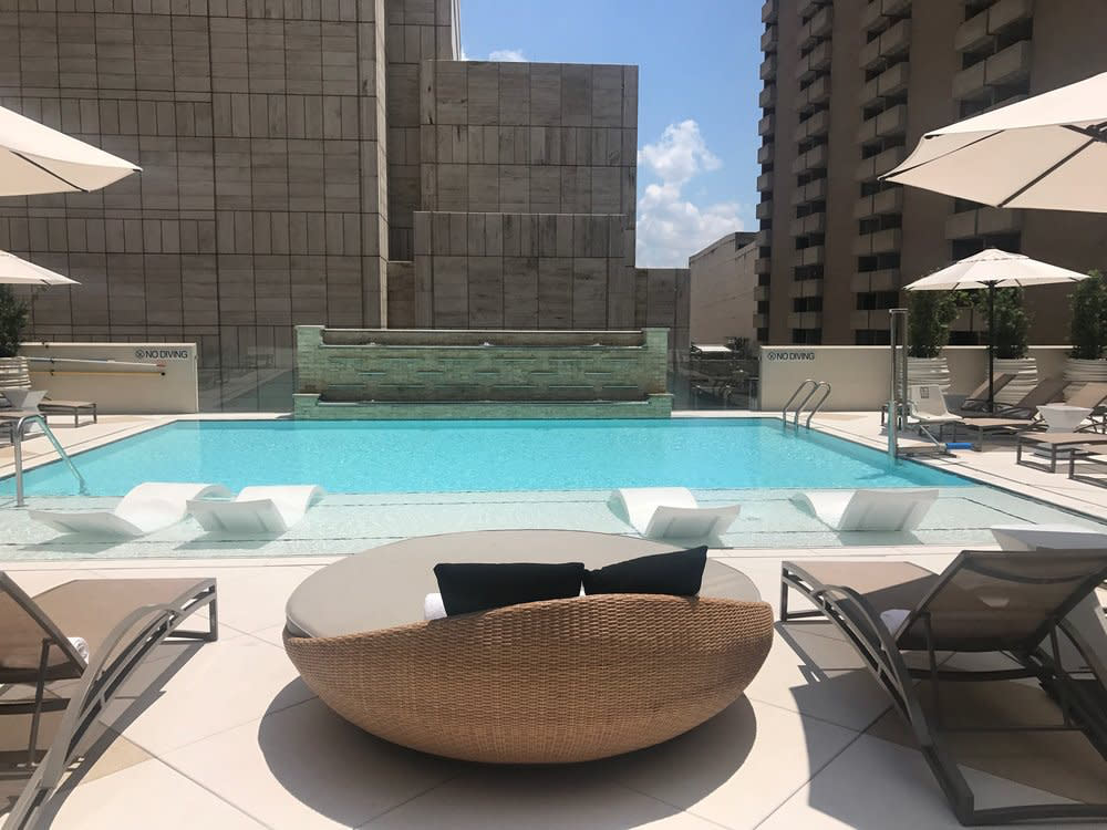 The Adolphus Rooftop Pool