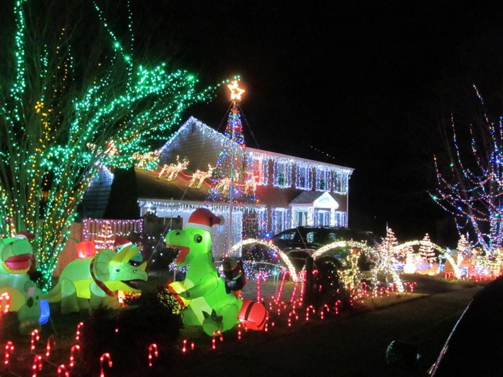 Tacky Christmas Lights - Glenbard Drive, Burke
