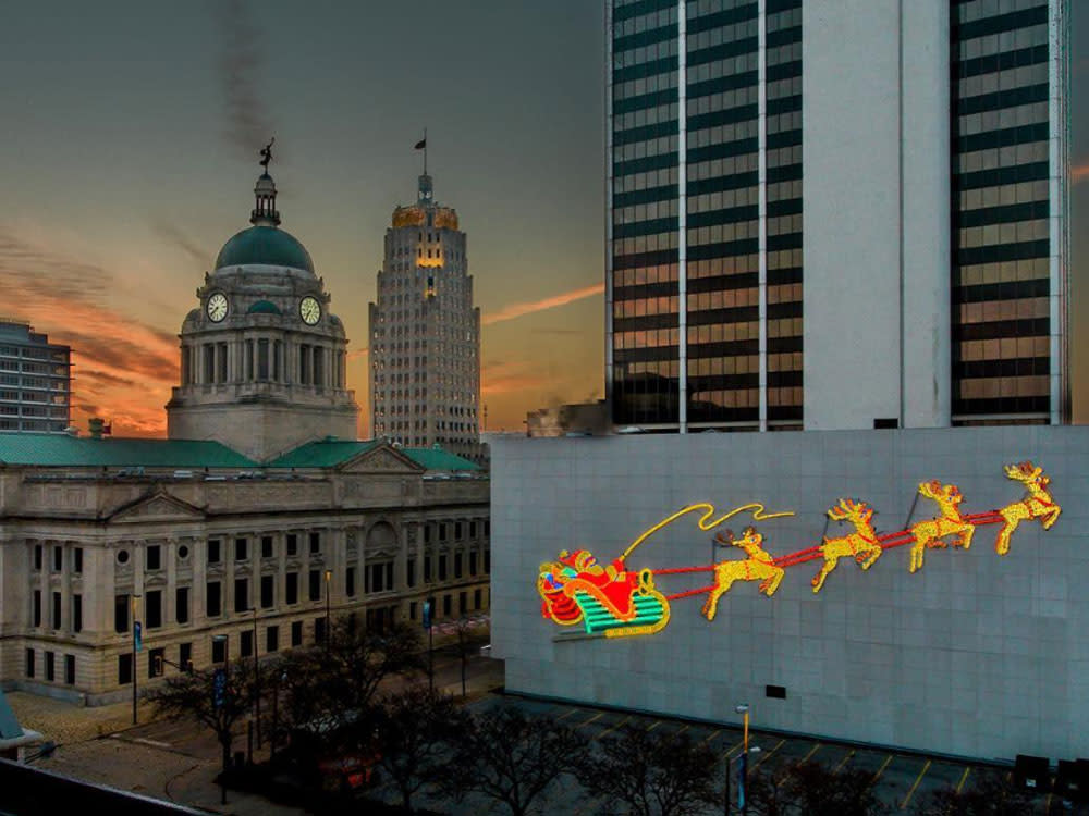 Santa Lights in Downtown Fort Wayne