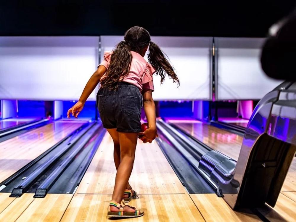 bowling at sun outdoors