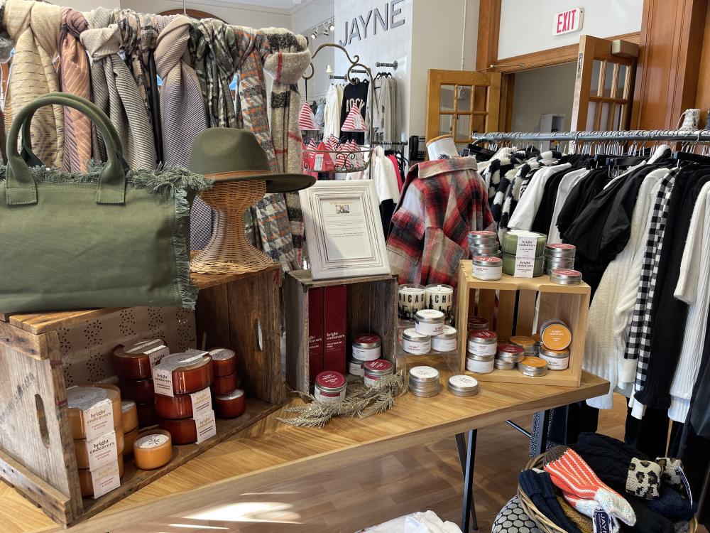 Shopping at Jayne in downtown Lake Geneva