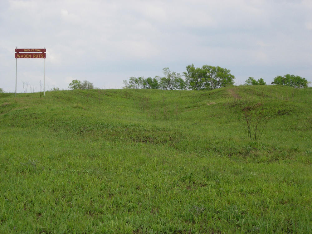 Santa Fe Trail ruts in Boyd Prairie