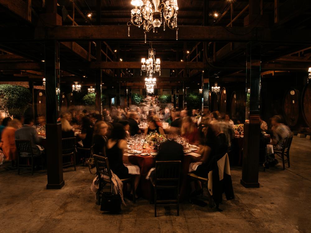 Evening Dinner Event at Napa Valley Winery