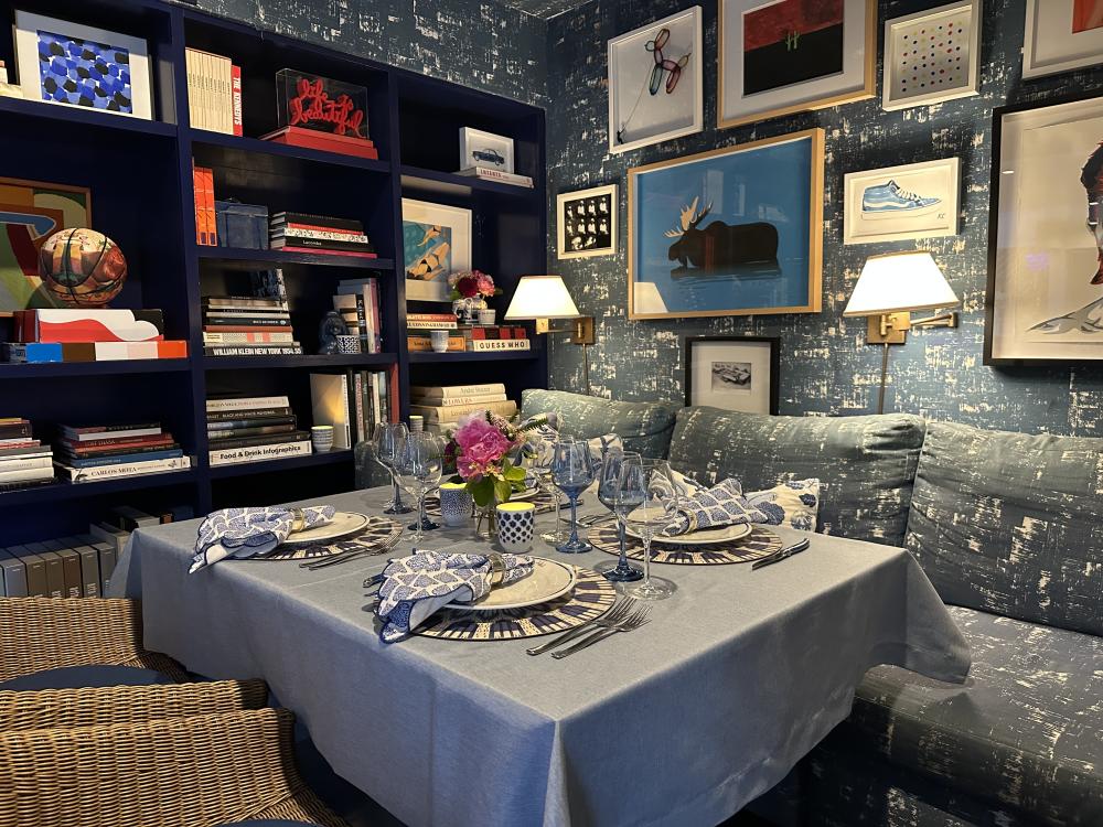 A table set at The Pantry at Holiday House in Palm Springs