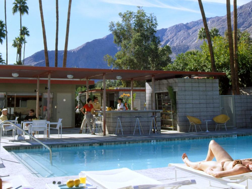 orbit palm springs bar pool