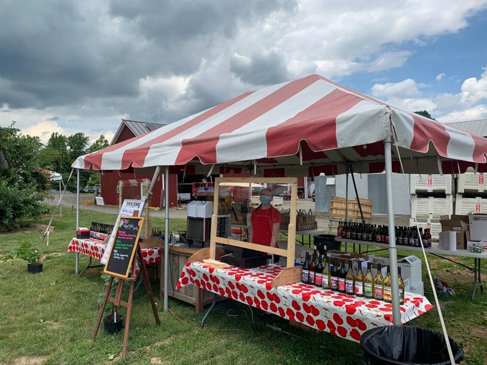 a farm stand from terhune orchards