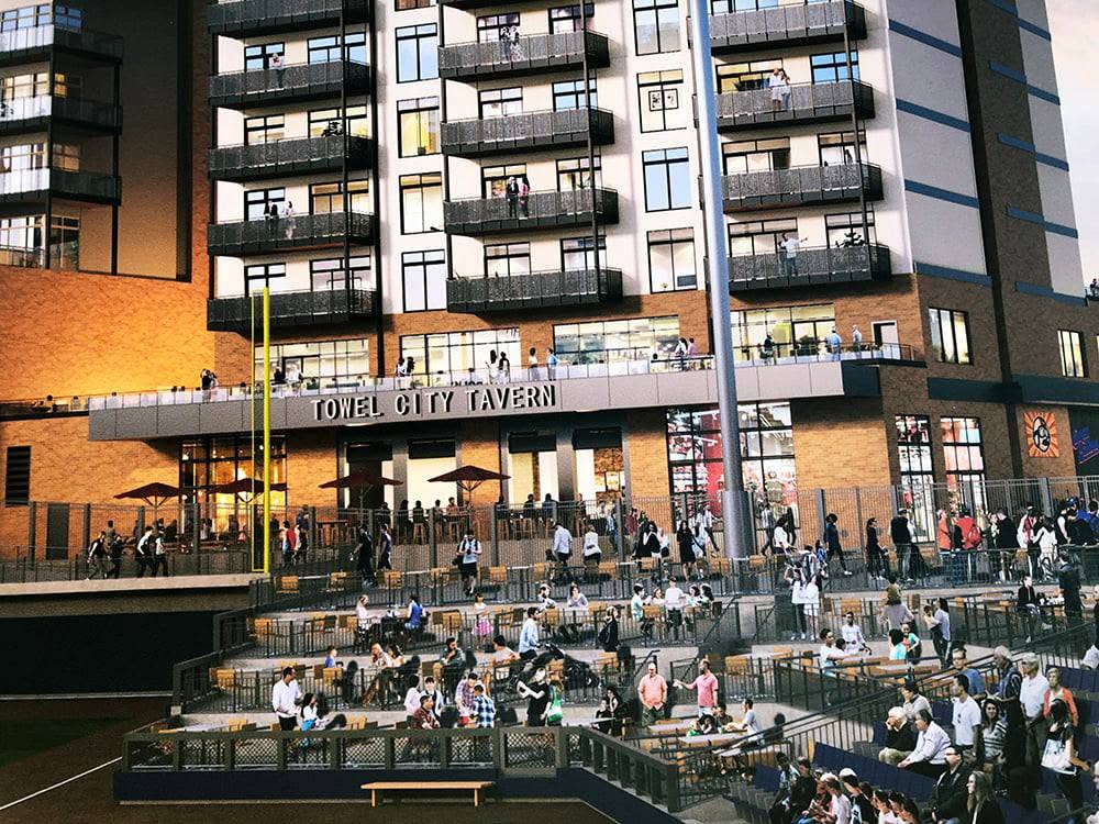 Exterior of Towel City Tavern Facebook