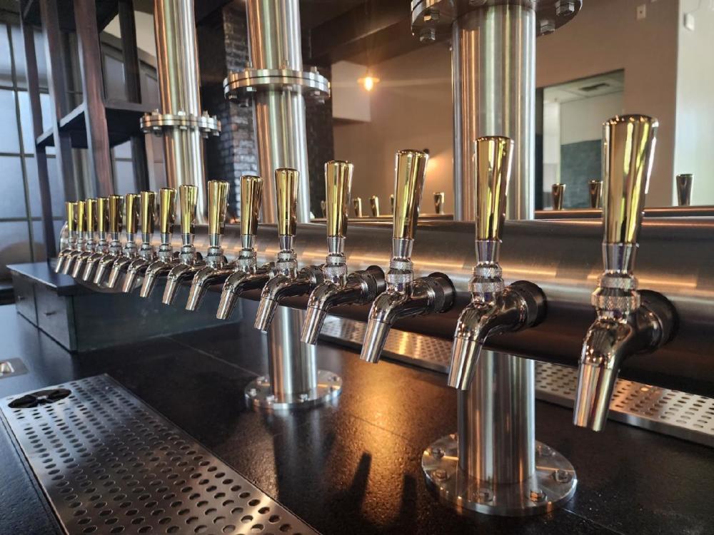 Spoke & Barrel Eatery in Mandeville has 16 taps for local craft beers.