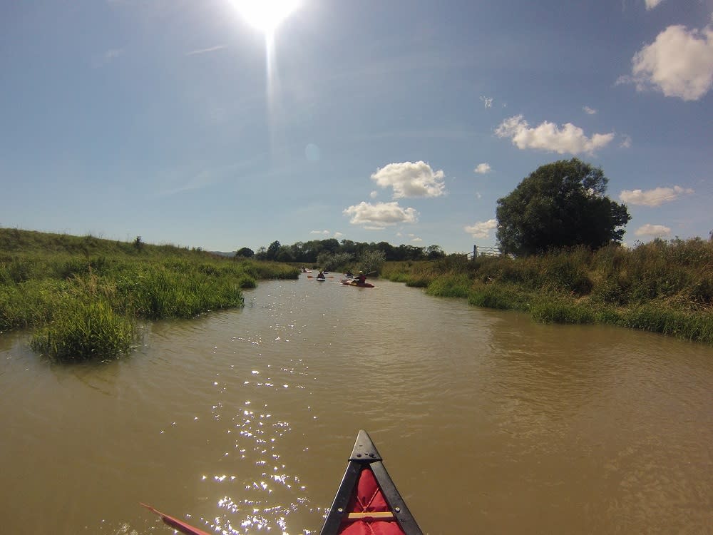 Kayak on a river