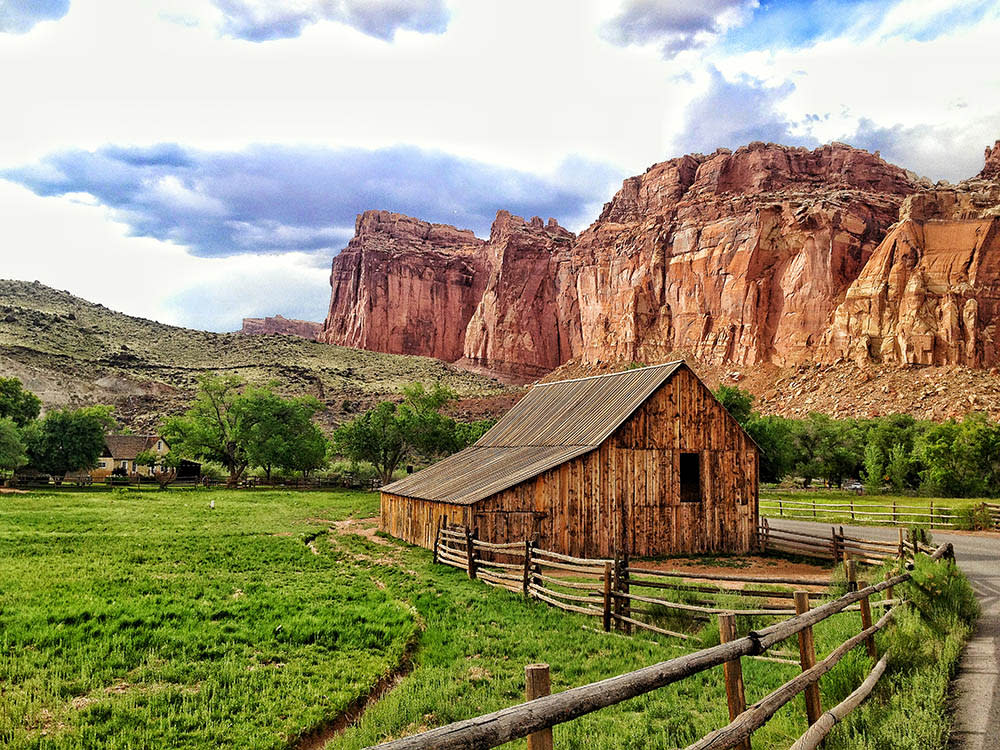Capitol Reef Barn in Capitol Reef National Park