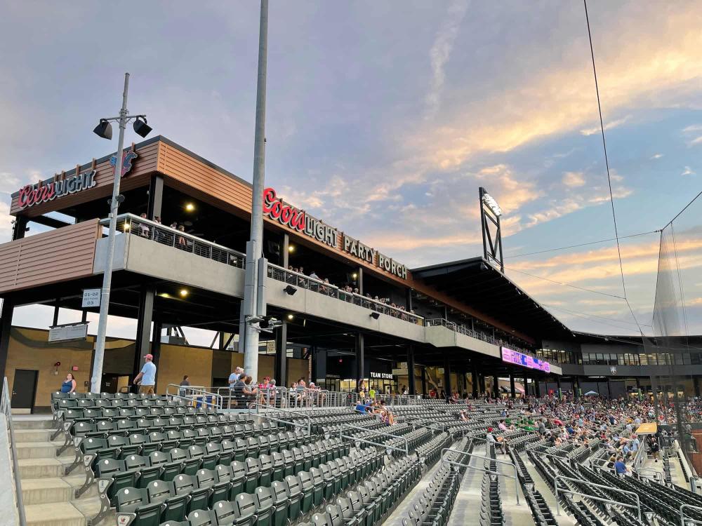 Coors Lite Party Porch at Riverfront Stadium