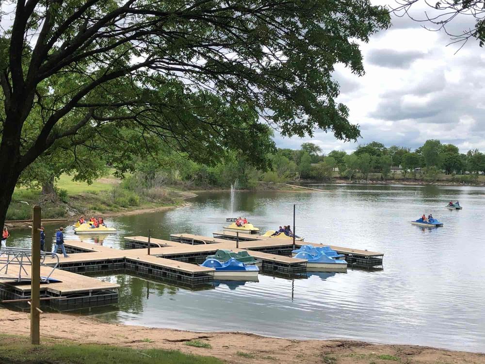 Pedal Boats at OJ Watson Park