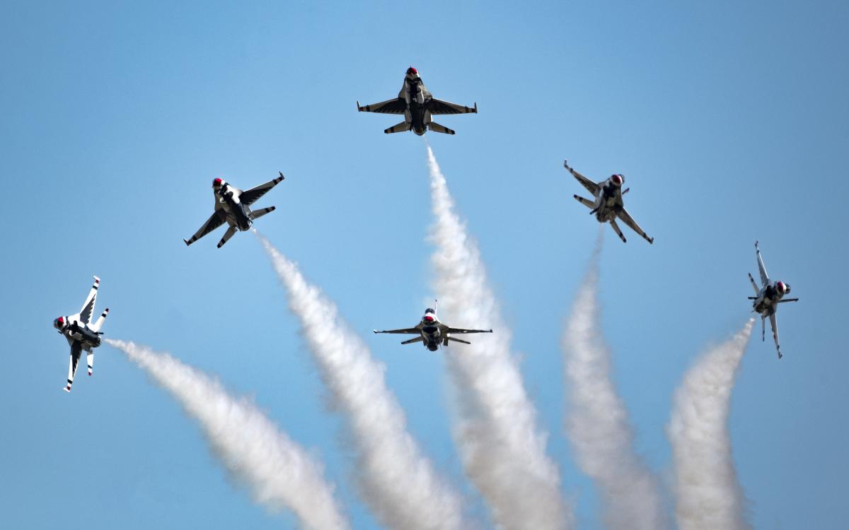 A view of the Fort Lauderdale Air Show